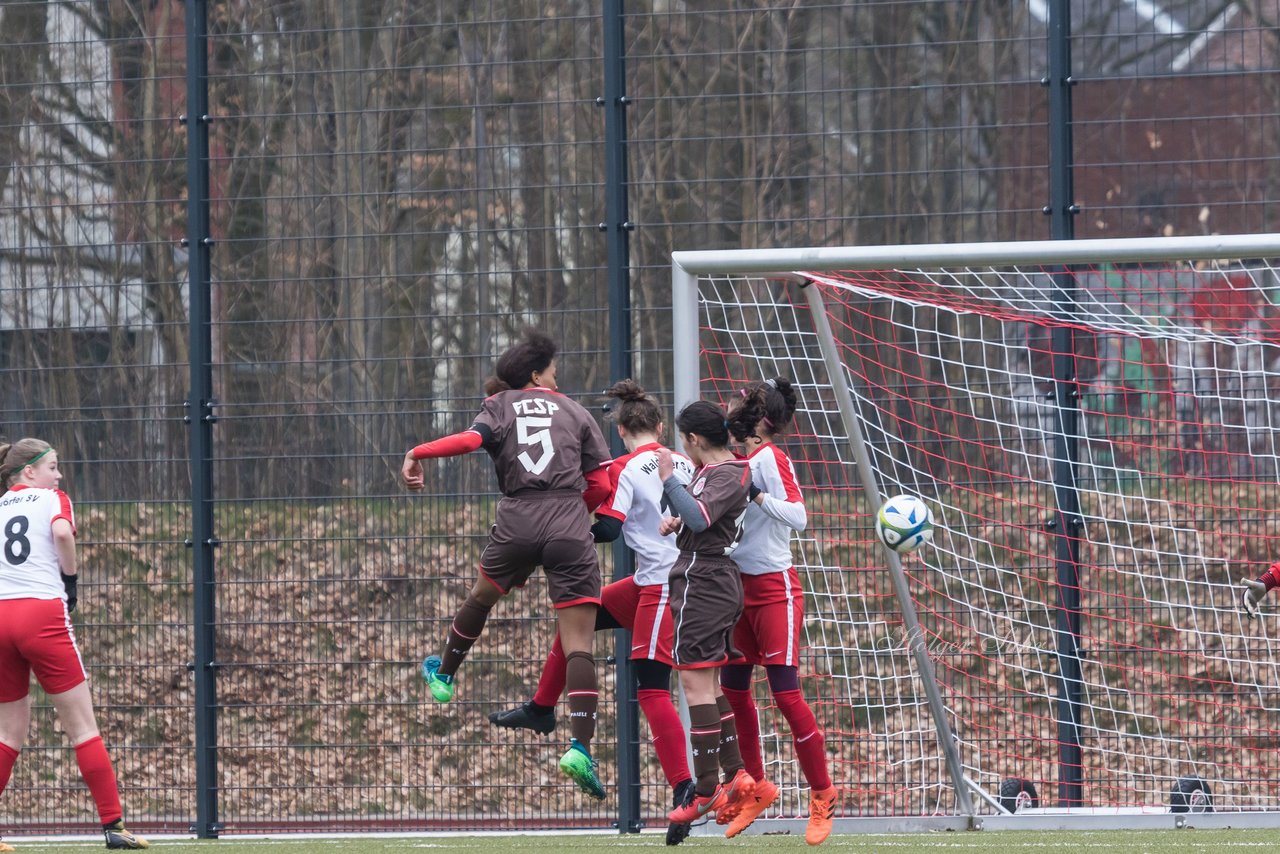 Bild 234 - B-Juniorinnen Walddoerfer - St.Pauli : Ergebnis: 4:1